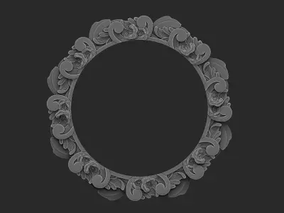 decorative frame02 3D print model