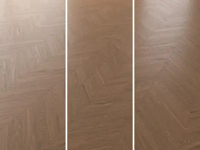  Parquet Oak Vincinyatta Brushed set 1 3D model