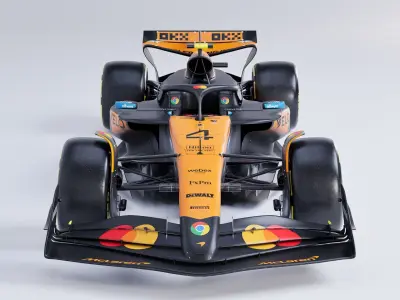 F1 2025 Mclaren MCL39 Formula 1 Race Car Low-poly 3D model Low-poly 3D model