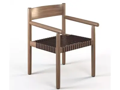 Tibbo Chair Armchair 3D model