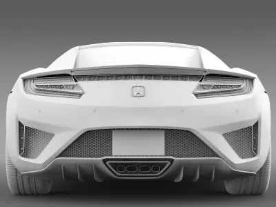 Honda NSX 2016 3D model