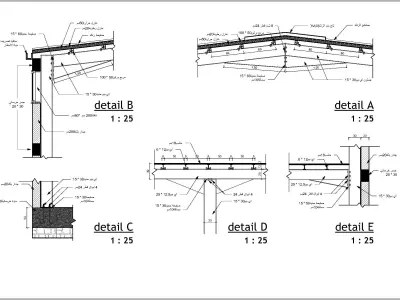 Steel Structure Warehouse 2 Story I Revit - FBX - DWG 3D model