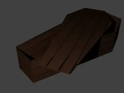 pack low poly Cemetery Low-poly 3D model