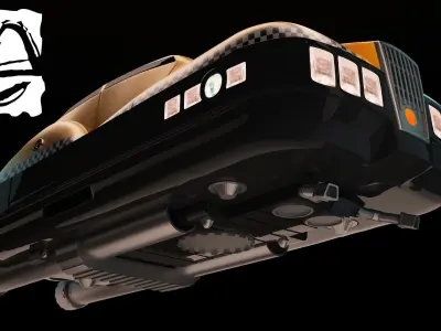 TAXI from FIFTH ELEMENT 3D model