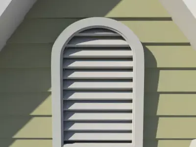 Gable Vent Style 3 3D model
