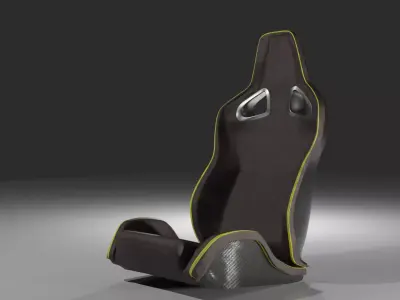 Bucket Seat 3D model