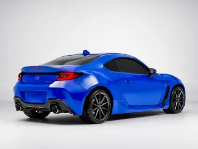 SUBARU BRZ 2022 Low-poly 3D model