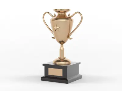 Trophy Cups 3D model 32