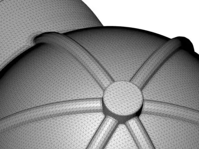 Stylish Sports Cap 3D print model