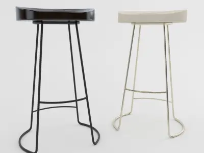 Bar Stool- Model 1 3D model