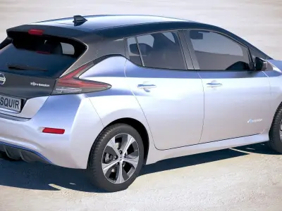 Nissan Leaf 2018 3D model