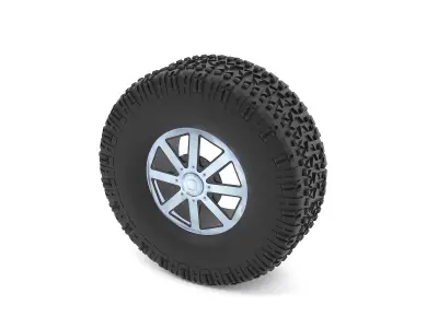 Tyre 3D Model Free low-poly 3D model