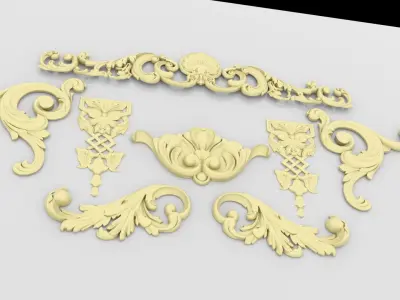 Engraving Collection for Decor 3D print model