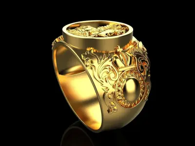 George the Victorious rings 30 3D print model