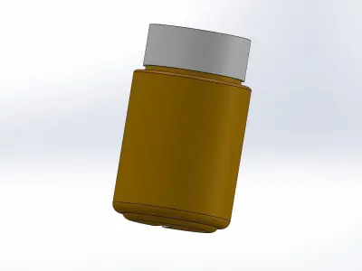 Pill Bottle Mk1 3D print model
