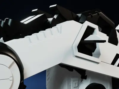 SCI-FI SPORTS BIKE 3D model