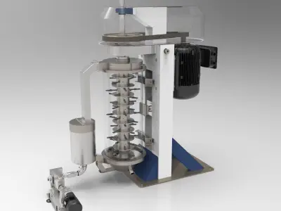 Chocolate Ball Mill High Speed Machine 3D print model