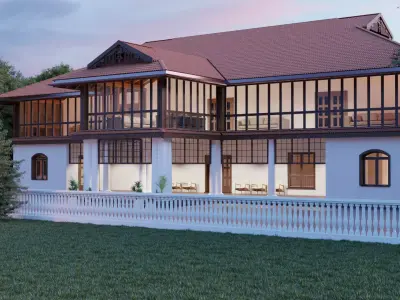 Luxury villa 3D model