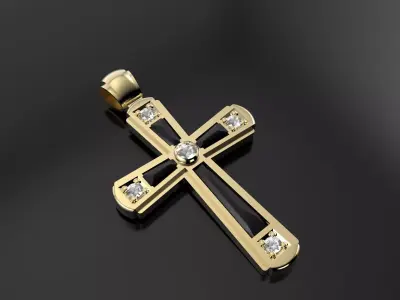 Apostolic Cross 3D print model