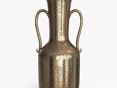 Metal Vase v1 Low-poly 3D model