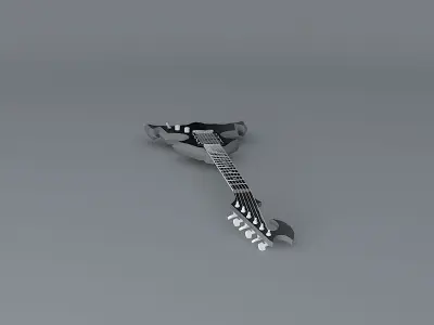 Guitarmageddon guitar Free 3D model