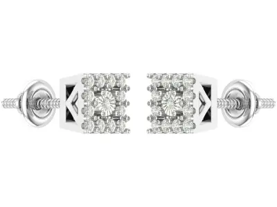 Earring 3D print model 10