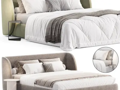 Yuna bed 3D model