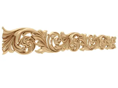 Ceiling Molding 4 - For CNC and Interior 3D model