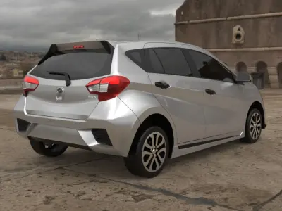 Perodua Myvi 2019 3D model