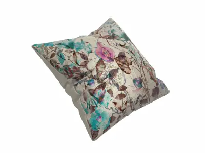Floral Pillow 2 3D model