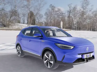MG ZS EV Internet Inside 2021 3D model