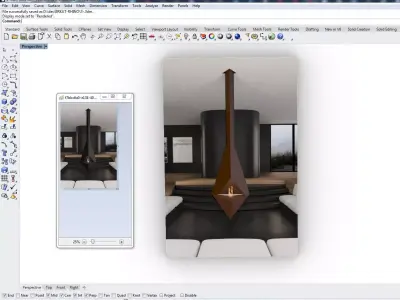 CNC Aluminum Cladding Exterior Siding 3D Building Panel  3D model