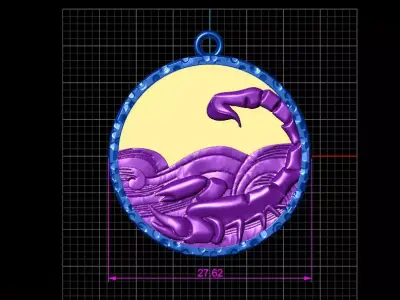 VAN CLEEF SCORPIO 3D model