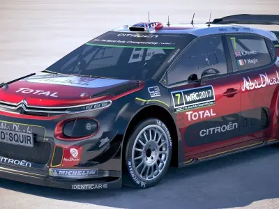 Citroen C3 WRC 2018 3D model