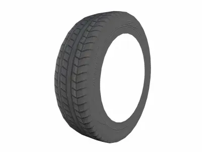 Tyre Lowpoly Low-poly 3D model
