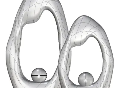 stone lighting 3D model