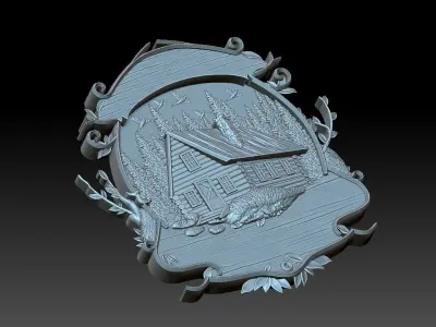 Small house 3D print model