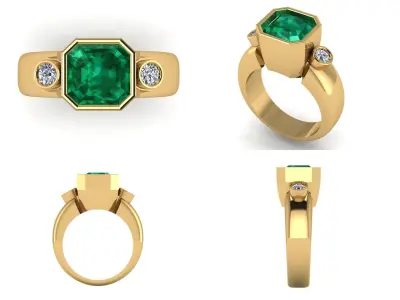 Ring od 18 3D print model