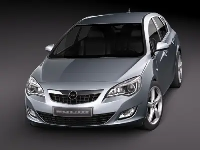 Opel Astra IV 5door 3D model