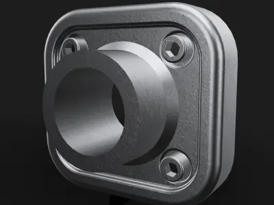 Firewall hose pass through set x3 sizes 3D print model