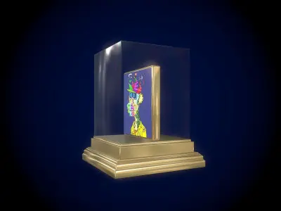 Mutant Ape 2 Gold Club Low-poly 3D model