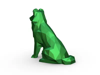 Shetland Shepherd  3D print model