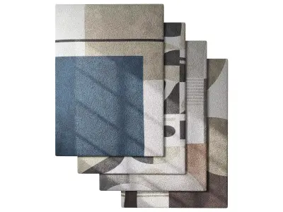 Carpet set 62 3D model