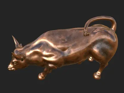 Bull Stature 3D model