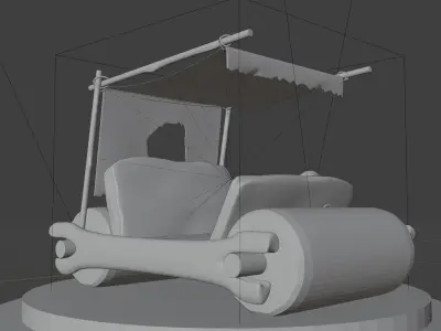 Flinstones Freids car 3D model
