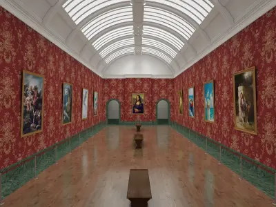 Art Gallery 3D model by ozyy