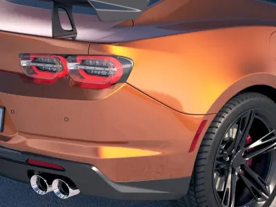 Chevrolet Camaro ZL1 1LE CG 2019 3D model