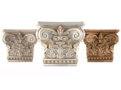  Column capital 3D model