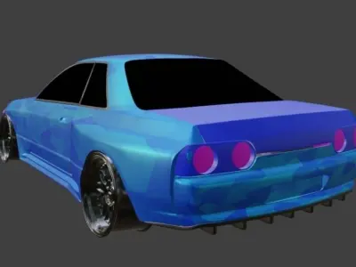 Nissan Skyline R32 GTR 3D model