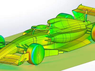 Formula 1 2022 and 2023 Concept Car Design 3D model